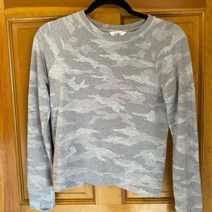 Athleta Girl Gray Camo Sweatshirt